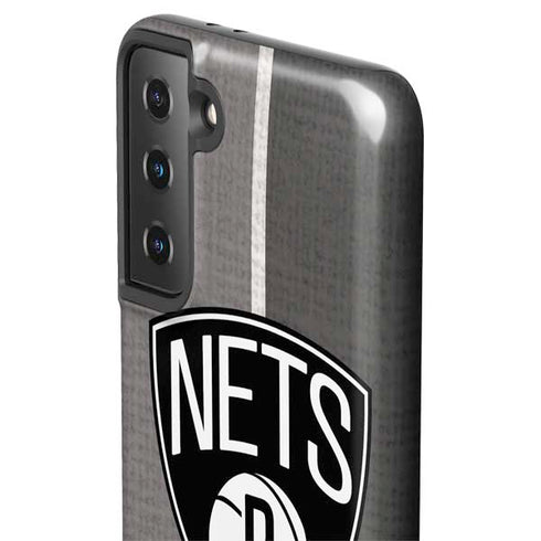 NBA Brooklyn Nets Canvas Galaxy S21 Plus 5G Pro Case
