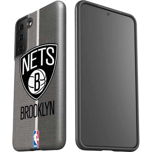 NBA Brooklyn Nets Canvas Galaxy S21 Plus 5G Pro Case