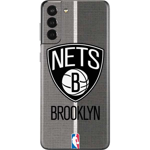 NBA Brooklyn Nets Canvas Galaxy S21 Plus 5G Skin
