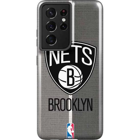 NBA Brooklyn Nets Canvas Galaxy S21 Ultra 5G Pro Case