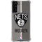 NBA Brooklyn Nets Canvas Galaxy S22 Plus Clear Case