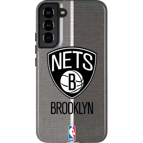NBA Brooklyn Nets Canvas Galaxy S22 Plus Pro Case