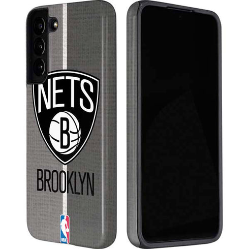 NBA Brooklyn Nets Canvas Galaxy S22 Plus Pro Case