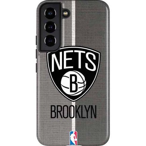 NBA Brooklyn Nets Canvas Galaxy S22 Pro Case