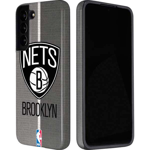 NBA Brooklyn Nets Canvas Galaxy S22 Pro Case