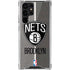 NBA Brooklyn Nets Canvas Galaxy S22 Ultra Clear Case