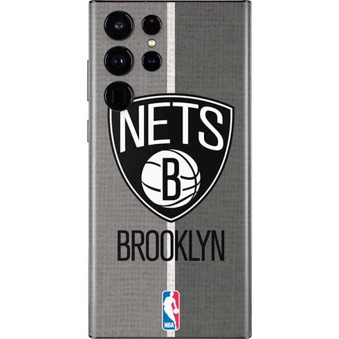 NBA Brooklyn Nets Canvas Galaxy S22 Ultra Skin