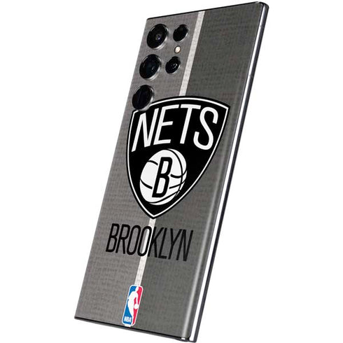 NBA Brooklyn Nets Canvas Galaxy S22 Ultra Skin