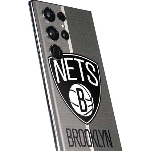 NBA Brooklyn Nets Canvas Galaxy S22 Ultra Skin