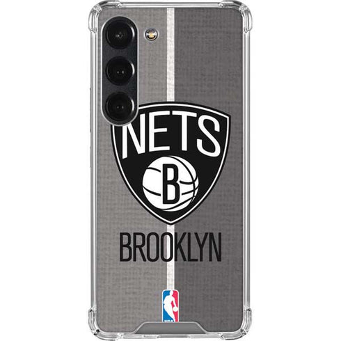 NBA Brooklyn Nets Canvas Galaxy S23 Clear Case