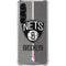 NBA Brooklyn Nets Canvas Galaxy S23 Clear Case