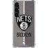 NBA Brooklyn Nets Canvas Galaxy S23 Clear Case