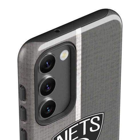 NBA Brooklyn Nets Canvas Galaxy S23 Plus Pro Case