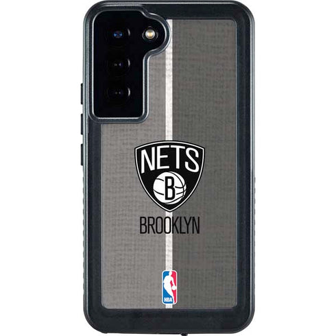 NBA Brooklyn Nets Canvas Galaxy S23 Plus Waterproof Case