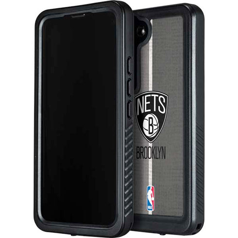 NBA Brooklyn Nets Canvas Galaxy S23 Waterproof Case