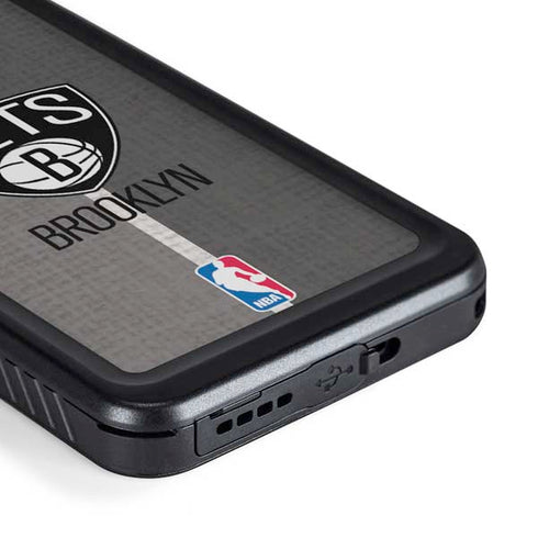 NBA Brooklyn Nets Canvas Galaxy S23 Waterproof Case
