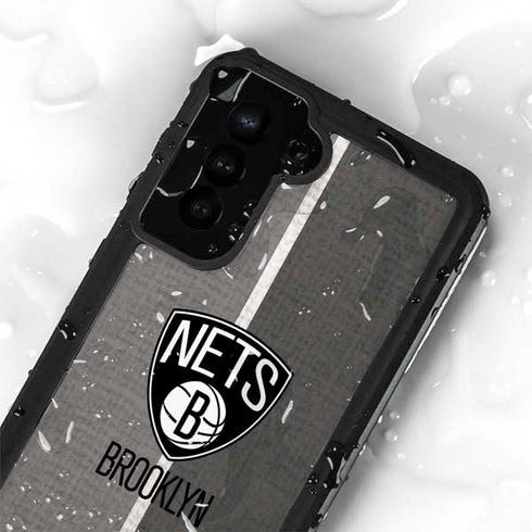 NBA Brooklyn Nets Canvas Galaxy S23 Waterproof Case