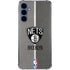 NBA Brooklyn Nets Canvas Galaxy S24 Clear Case