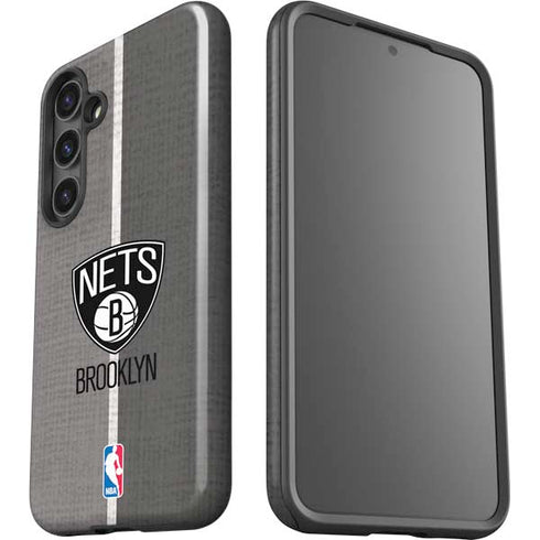 NBA Brooklyn Nets Canvas Galaxy S24 Impact Case