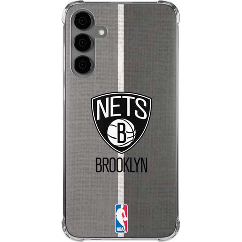 NBA Brooklyn Nets Canvas Galaxy S24 Plus Clear Case