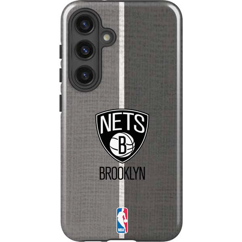 NBA Brooklyn Nets Canvas Galaxy S24 Plus Impact Case
