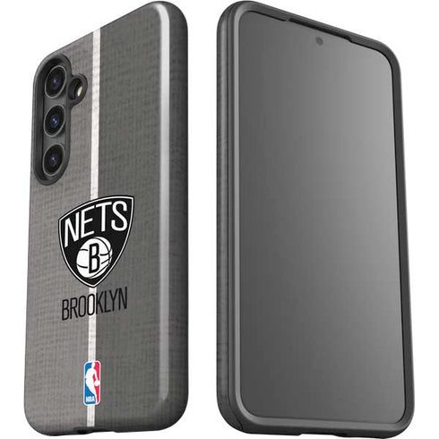 NBA Brooklyn Nets Canvas Galaxy S24 Plus Impact Case