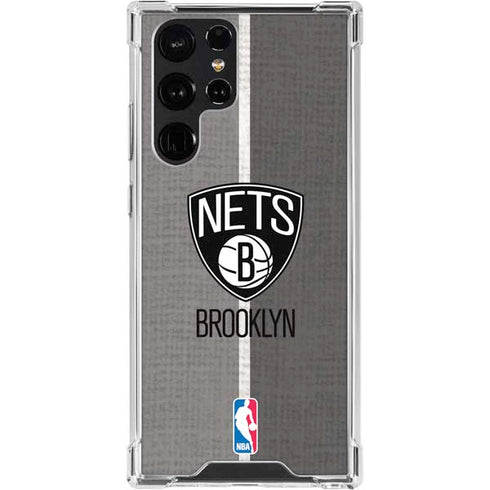 NBA Brooklyn Nets Canvas Galaxy S24 Ultra Clear Case