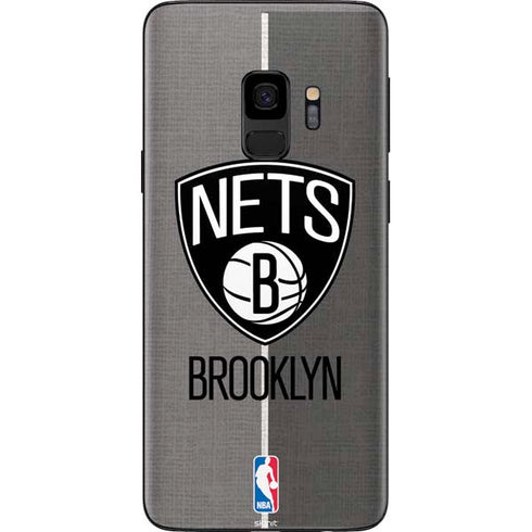 NBA Brooklyn Nets Canvas Galaxy S9 Skin
