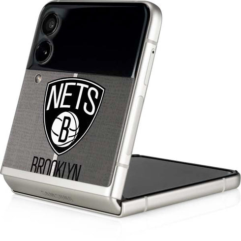 NBA Brooklyn Nets Canvas Galaxy Z Flip3 5G Skin