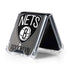 NBA Brooklyn Nets Canvas Galaxy Z Flip5 5G Clear Case