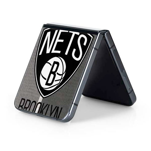 NBA Brooklyn Nets Canvas Galaxy Z Flip5 5G Skin