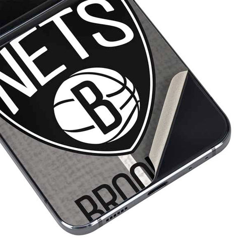 NBA Brooklyn Nets Canvas Galaxy Z Flip5 5G Skin