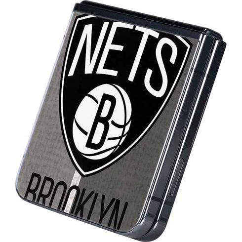 NBA Brooklyn Nets Canvas Galaxy Z Flip5 5G Skin