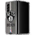 NBA Brooklyn Nets Canvas Galaxy Z Fold4 5G Clear Case