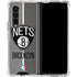 NBA Brooklyn Nets Canvas Galaxy Z Fold4 5G Clear Case