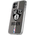 NBA Brooklyn Nets Canvas iPhone 11 Clear Case