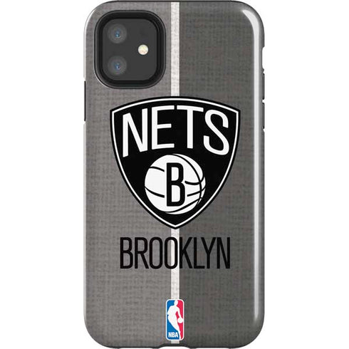 NBA Brooklyn Nets Canvas iPhone 11 Impact Case