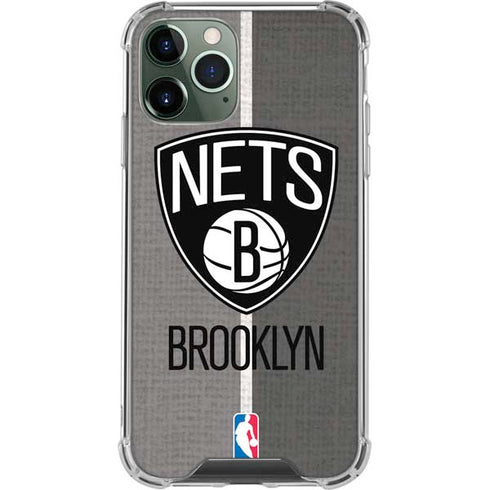 NBA Brooklyn Nets Canvas iPhone 11 Pro Max Clear Case