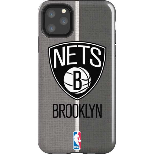 NBA Brooklyn Nets Canvas iPhone 11 Pro Max Impact Case