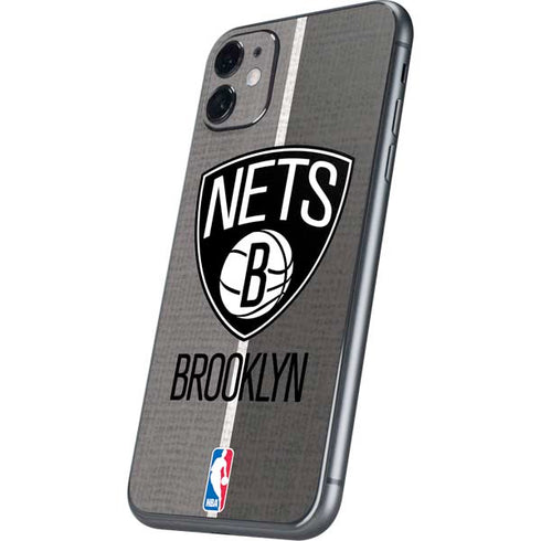 NBA Brooklyn Nets Canvas iPhone 11 Skin