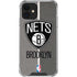 NBA Brooklyn Nets Canvas iPhone 12 Clear Case