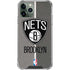 NBA Brooklyn Nets Canvas iPhone 12 Pro Clear Case