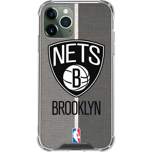 NBA Brooklyn Nets Canvas iPhone 12 Pro Max Clear Case