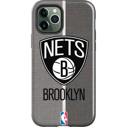 NBA Brooklyn Nets Canvas iPhone 12 Pro Max Impact Case