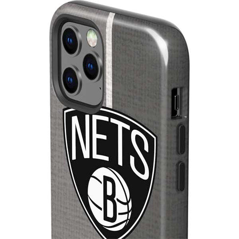 NBA Brooklyn Nets Canvas iPhone 12 Pro Max Impact Case
