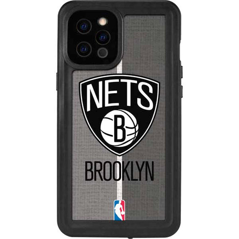 NBA Brooklyn Nets Canvas iPhone 12 Pro Max Waterproof Case