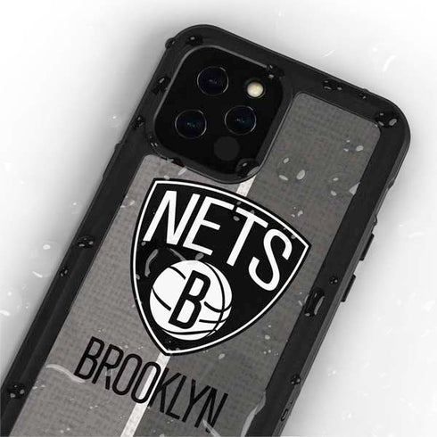 NBA Brooklyn Nets Canvas iPhone 12 Pro Max Waterproof Case