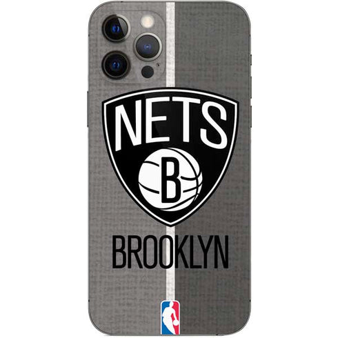 NBA Brooklyn Nets Canvas iPhone 12 Pro Skin
