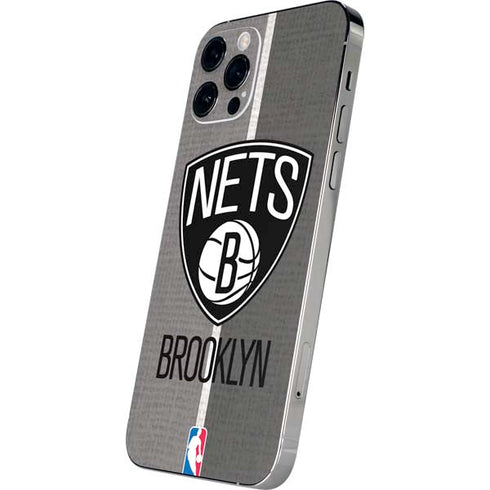 NBA Brooklyn Nets Canvas iPhone 12 Pro Skin