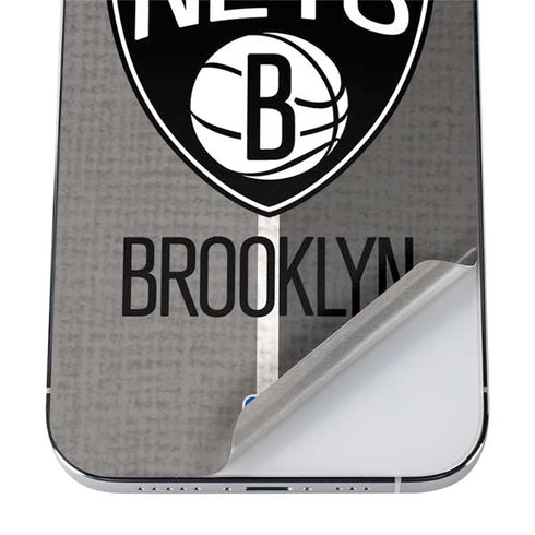 NBA Brooklyn Nets Canvas iPhone 12 Pro Skin